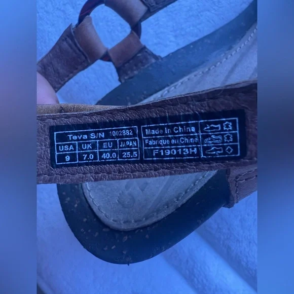 Teva Brown Women's Sandals - Picture 14 of 15